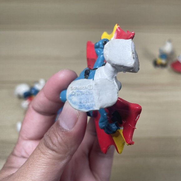 Lot of 6 Vintage Schleich Peyo Smurf Figures Late 60-70s‎ Smurfs Figures - Picture 8 of 10